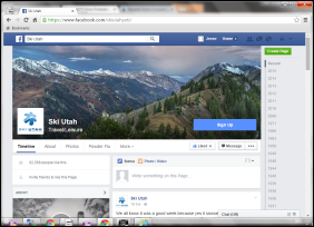 Ski Utah Facebook Screengrab